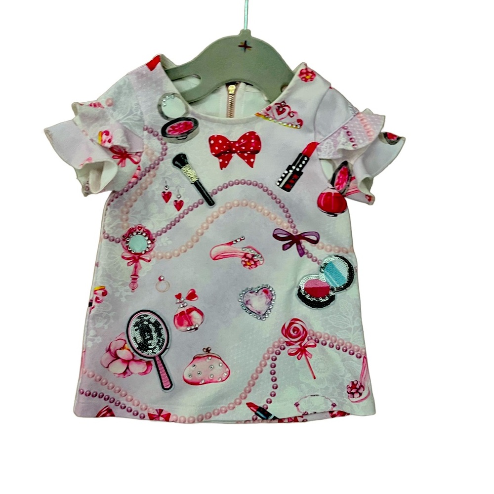 12 months bling bling baby dress up shirt